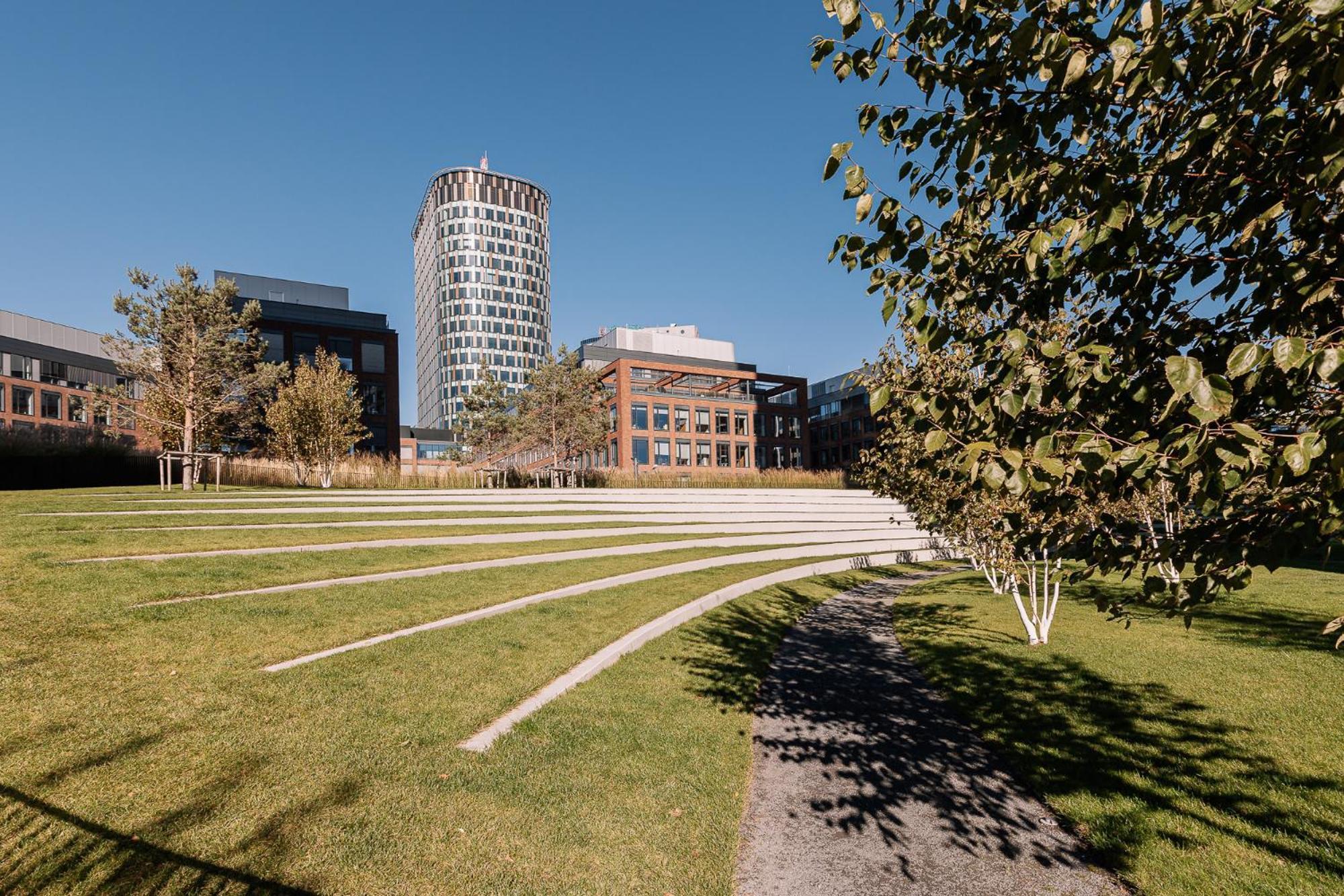 Skau Blue Residence In Sky Park 21 Floor 2 Tower Panoramic View Free Parking Pressburg Exterior foto