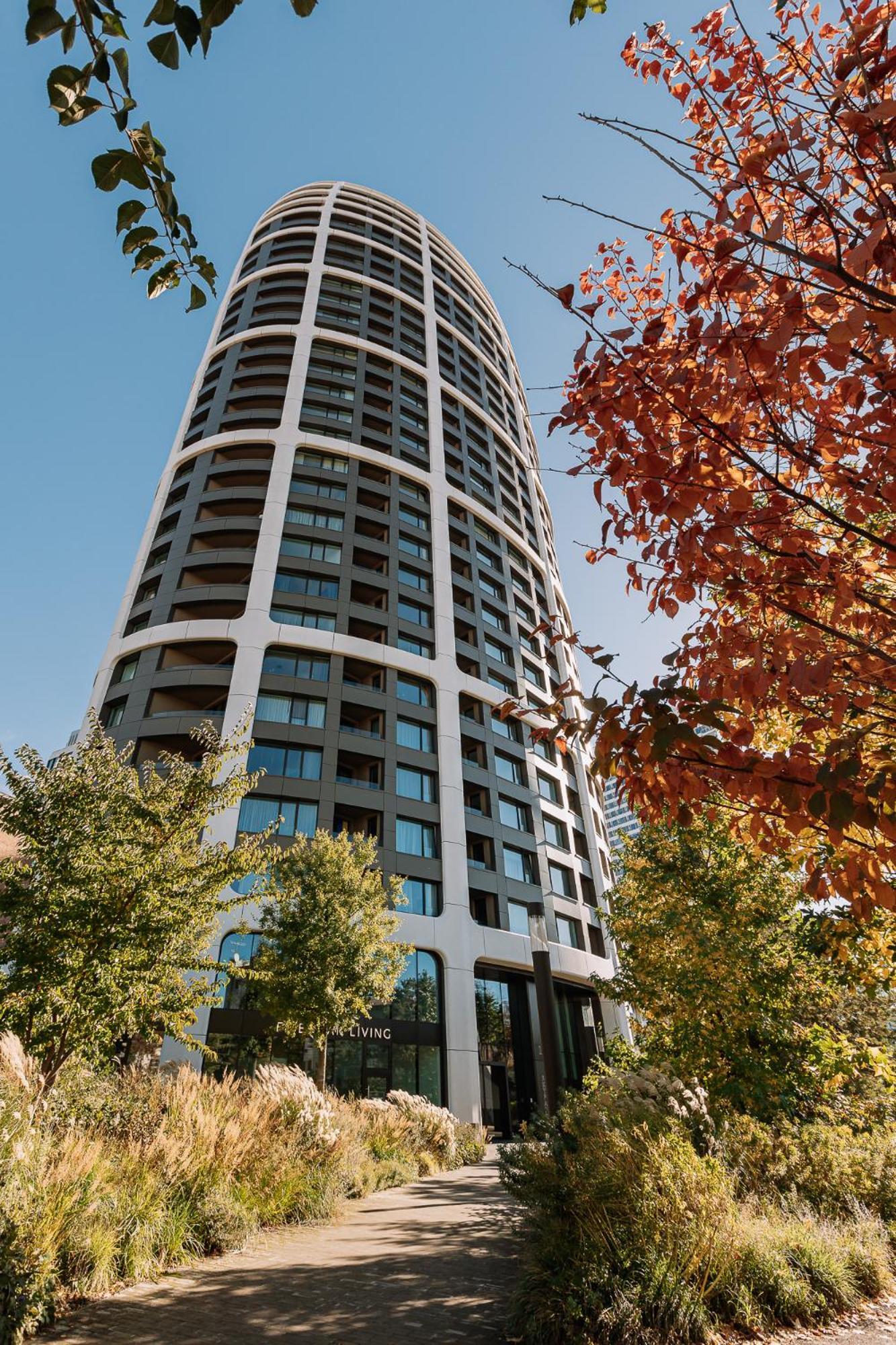 Skau Blue Residence In Sky Park 21 Floor 2 Tower Panoramic View Free Parking Pressburg Exterior foto